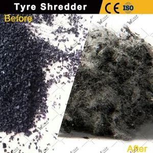 Automatic Tyre Crusher Old Rubber Conveyor Belt Recycling Shredder Scrap Tire Machine thumbnail-5