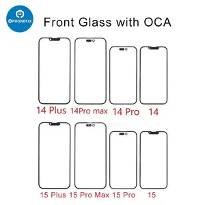 Screen Front Glass With OCA Film For IPhone X-17 Pro Max thumbnail-2