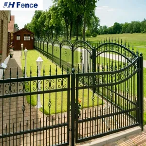 High Quality Eco Friendly Iron Wire Mesh Ornamental Industrial Steel Fence Tubular Sustainable thumbnail-4