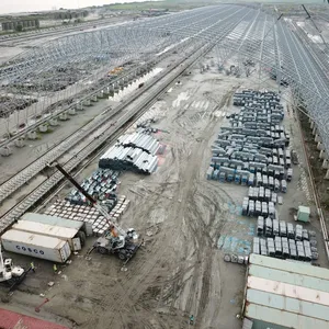 Steel Space Frame Coal Storages Steel Structure Cost - Effective and Large - Span Coal Sheds. thumbnail-5
