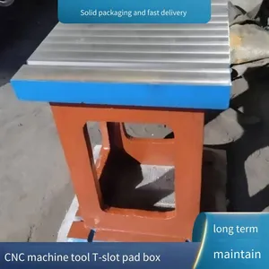 Junyuan Ht300 Square Box Workbench, Customization Supported, Equal-height T-slot Pad Box, 90-degree Machine Tool Cast Iron Square Tube Casting thumbnail-1