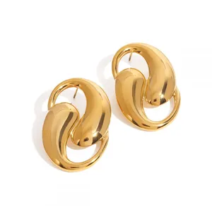 Hypoallergenic Stainless Steel Fashion Earrings for Sensitive Skin thumbnail-4