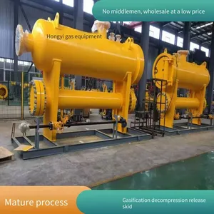 Hongyi Factory Supply Natural Gas Pressure Regulation and Metering Cabinet, With a Simple, Convenient and Flexible System, Customizable on Demand thumbnail-1