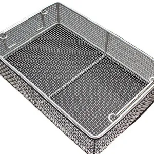 Reliable Stainless Steel Wire Mesh Basket, 2 Year Warranty, 304 Stainless Steel, Customizable Size, Wire Mesh Instrument Basket thumbnail-5