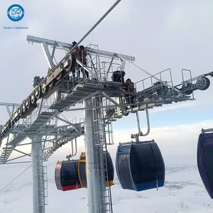 Amusement Park Outdoor Steel Cable Car Ropeway System Theme Park Transport Visitor Experience Manufacturer Supply Custom Cableway thumbnail-5