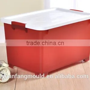 Plastic Turnover Crate Injection Mold Plastic Beer Basket Mould thumbnail-3