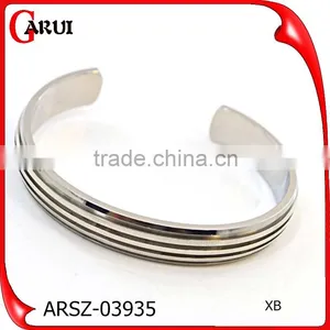 New Gold Chain Design for Men Blank Stainless Steel Cuff Bracelet thumbnail-1