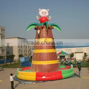 Adult Games Cheap Inflatable 0.55mm PVC Climbing Wall thumbnail-2