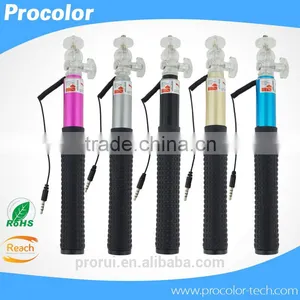 Multi-angle Rotation Laser With Wired Selfie Stick for Mobiles thumbnail-1