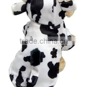 Shorn Velvet and Rod Cotton Double Layer Autumn Winter Milk Cow Shape Dog Clothes Pet Garment thumbnail-5