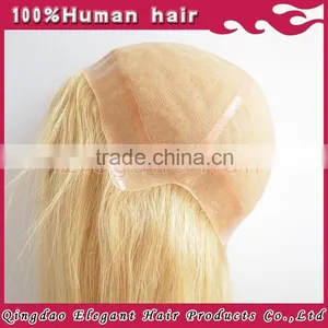 2015 Qingdao New Products High Quality Russian Human Hair Full Lace Wigs Blondes thumbnail-1