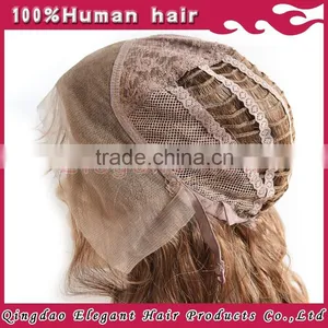 2015 Qingdao Elegant Virgin Hair Brazilian Hair Lace Front Wig With Side Bang thumbnail-1