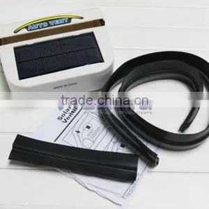 White 1W Solar Auto Vent Car Fan Cooler thumbnail-2