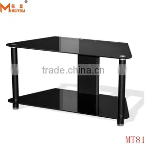 Hot Sale Cheap Tempered Glass tv Stand thumbnail-1