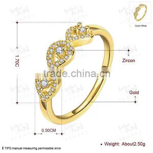 Factory Wholesell Direct New Simple Designs Gold Ring for Women Ladies thumbnail-3