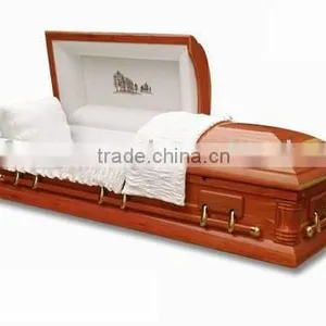 RED CEDAR Wooden Coffin thumbnail-1