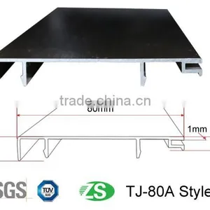 Anodized Aluminium Baseboard/silver Brushed Aluminium Skirting Board thumbnail-2