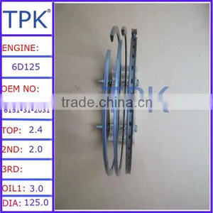 Komatsu 6D125 Piston Ring Set, 6151-31-2031 thumbnail-1