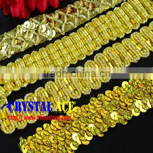 2016 Shiny Sequin Lace Trimmings ,dress Trimming Lace thumbnail-1