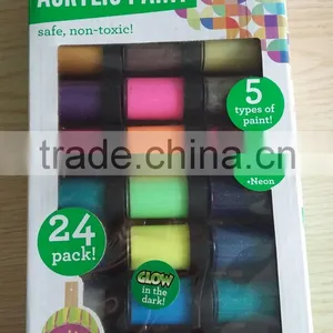 24colors * 22ml Grow in Dark Acrylic Paint thumbnail-1