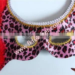 New Products 2016 Big Beautiful Design Red Cock Feather Mask And Venetian Mask For Birthday Party Mask Decoration thumbnail-4