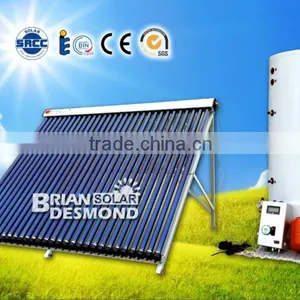 Split Spressurized System Solar Water Heater With Heat Pipe Vacuum Tube thumbnail-3