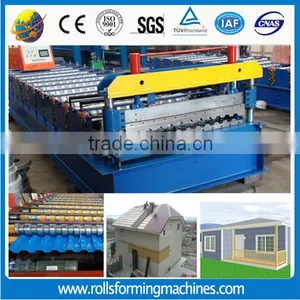 ZT C21 Russian Sheet Roof Profile Roll Forming Machine thumbnail-1