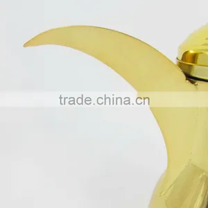 5 Size for Choice Stainless Steel Arabic Dallah Coffee Pot With Golden or Silver Coating thumbnail-4