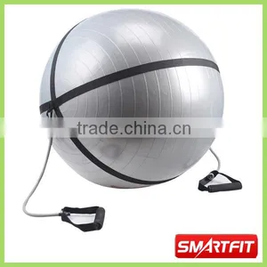 Anti-burst Gym Yoga Ball With Toning Tube Strap thumbnail-1