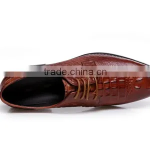China Factory Handmade Leather Pointed Causual Men Shoes thumbnail-2