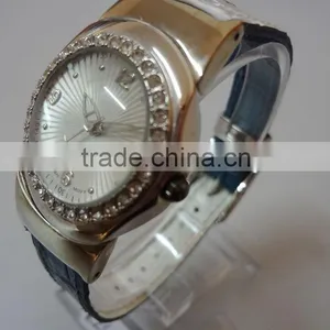 Japanese Movement Diamond Watch With Unique Design and Japanese PC21S Movement. thumbnail-1