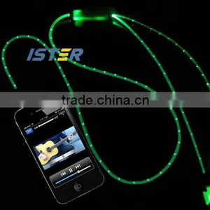 Hot Selling New Flashing LED Earphone With Microphone thumbnail-2