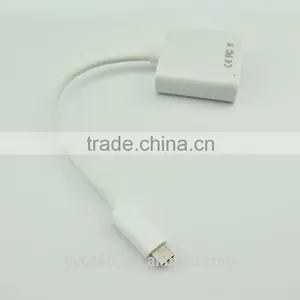 Hot Sell White Usb-c to Usb 3.0 Cable With Usb Male to Hdmi Female Adapter thumbnail-3