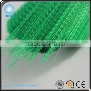 Shiny Dark Green Transparent Crimped pp Brush Bristle pp Wire thumbnail-6