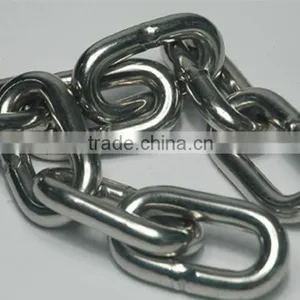 Stainless Steel DIN5685A Short Link Chain thumbnail-1