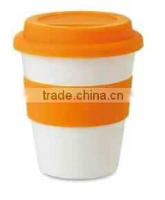 350ml PP Coffee Mug With Silicone Cover and Band thumbnail-2