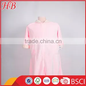 High Quality Flannel Fleece Zip Bathrobe thumbnail-5