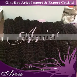 Brazilian Deep Wave Curly Virgin Hair Brazilian Virgin Hair Kinky Curly Human Hair Weave Bundles thumbnail-6