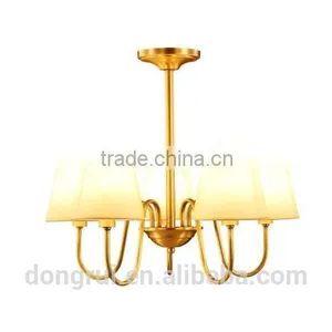 American Morden Style Classical Full Copper Lighting Chandelier For High Ceiling 3 Heads 291-5H thumbnail-1