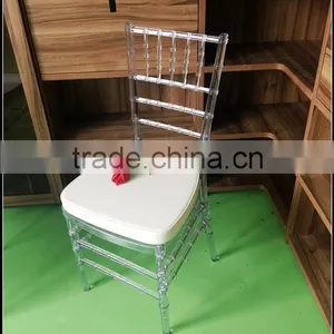 Transprarent Resin Acrylic Chiavari Chair for Sale thumbnail-2