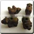 Ceramic Small Animal Shape Bead - Cute Little Brown Bear thumbnail-1