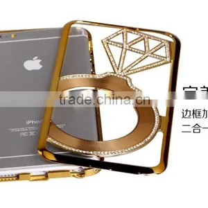 Top Quality Diamond Aluminum Metal Bumper For IPhone 6,samsung s5 thumbnail-6