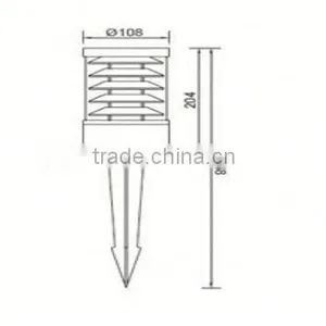Aluminum E39 IP65 110V 36W Garden LED Light thumbnail-1