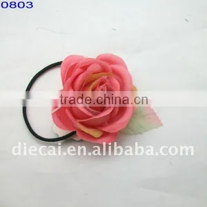 Elasticc Satin Flower Hair Products thumbnail-1