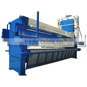 1500 Series Program Controlled Automatic Membrane Filter Press With Cloth Washing Trolley thumbnail-1