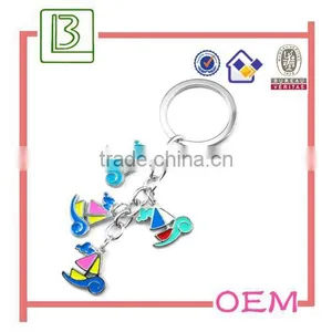 Custom Metal Die Cut Keychains thumbnail-1