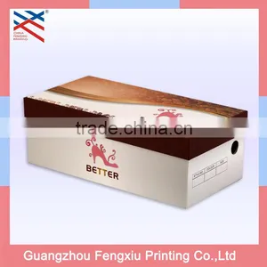 Wholesale Luxury Custom Color Printed Paper Shoe Packaging Box With Logo For High Heels thumbnail-4
