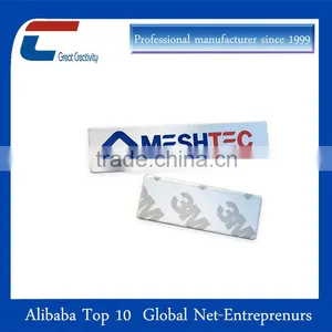 Custom Logo Elegant Decorative Name Badges thumbnail-1