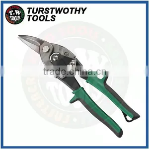 ANSI DIN Cr-MO Drop Forged Two Color TPR Handle Aviation Right Tin Snips thumbnail-1