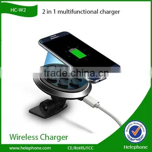 HC-W2 2 in 1 Multifunctional Charger New 2016 Universal Wireless Charger for Xiaomi Redmi Note 3 thumbnail-5
